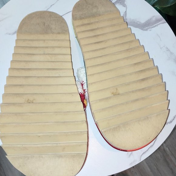 Farm Rio Sunset Crochet Slide Sandal - Picture 2 of 3